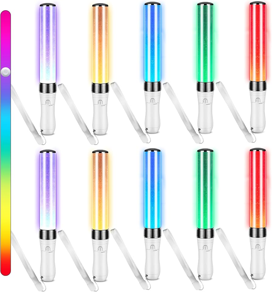 Amazon.com: Lewtemi 1 Pcs K-pop Lightstick LED Glow Sticks 15