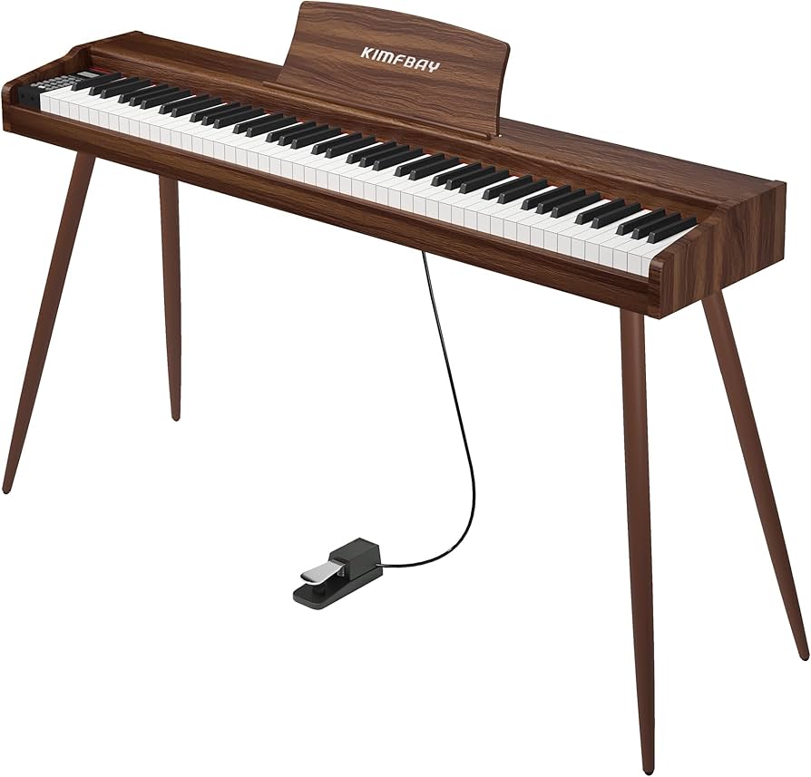 Amazon | KIMFBAY 電子ピアノ 88鍵盤 木製 電子 ピアノ 88鍵 Digital