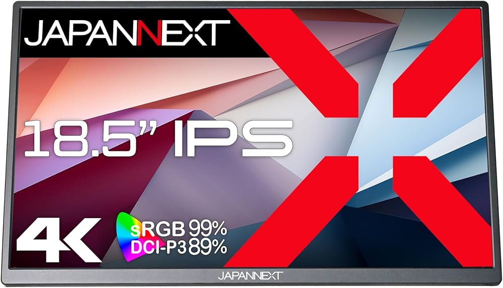 Amazon.co.jp: JAPANNEXT 18.5インチ モバイルモニター IPS パネル 4K