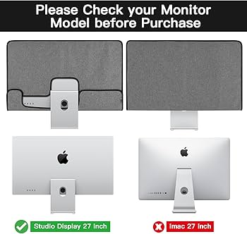 Amazon.co.jp: CaSZLUTION モニターカバー 27インチのApple Studio