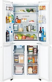 Amazon | ハイアール(Haier) 幅70cm 容量406L 観音開き(フレンチドア