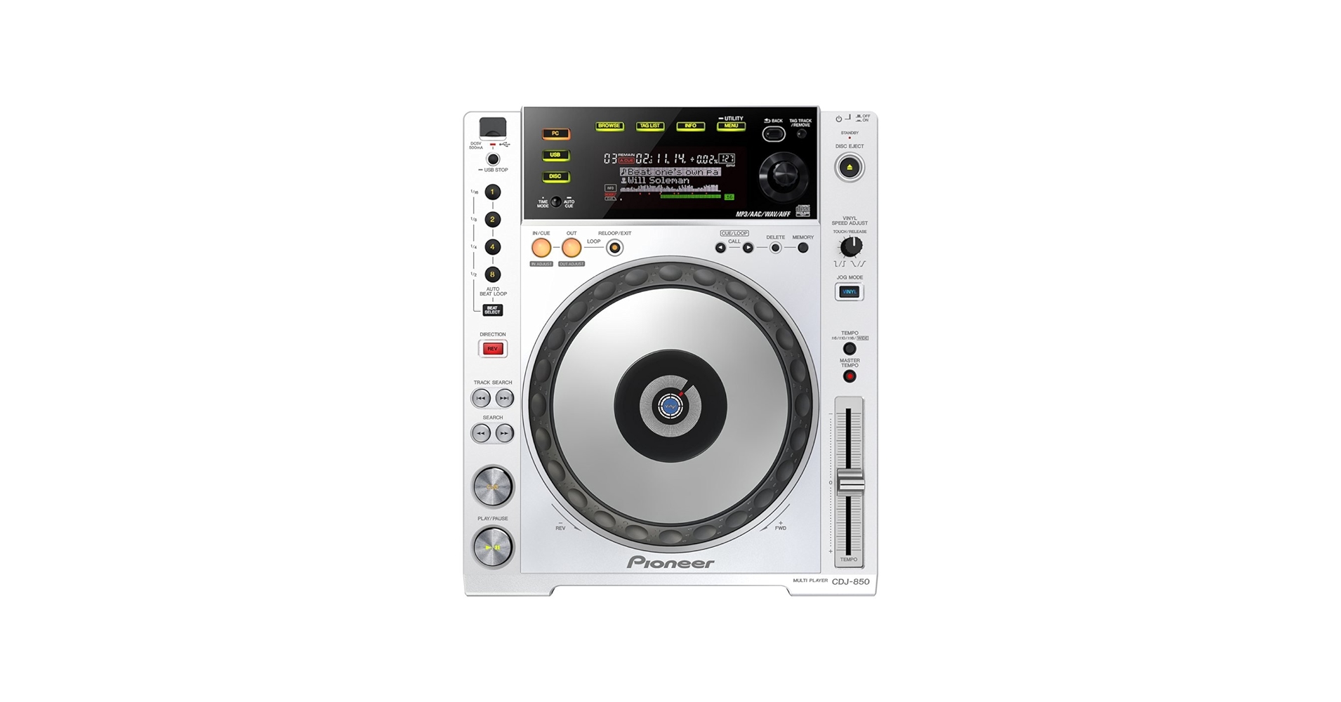 Amazon.co.jp: Pioneer DJ用CDプレーヤー ホワイト CDJ-850-W : 楽器