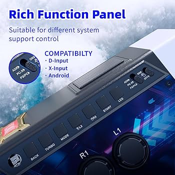 Amazon.com: qanba Q3 Obsidian Silent Arcade Joystick Multifunction