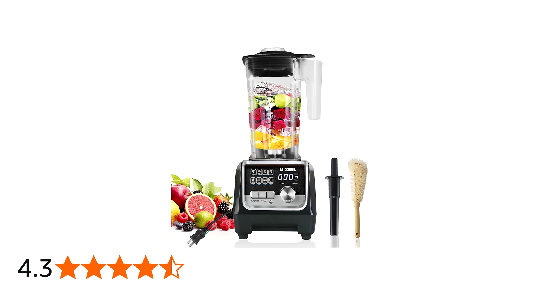 Amazon | MIXBEL 業務用ミキサー 大容量 2L ブレンダー 業務用 9段階