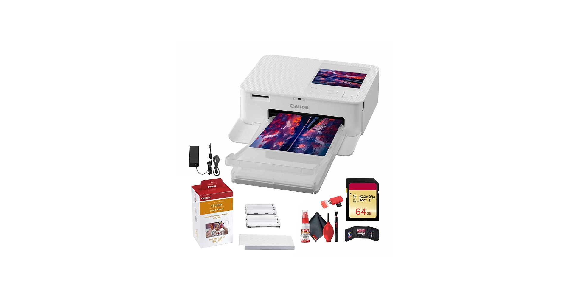 Amazon.com : Canon SELPHY CP1500 Compact Photo Printer (White