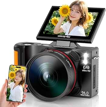 Amazon | TREXPURE デジカメ 6K 9600万画素 Wi-Fi機能 デジタルカメラ