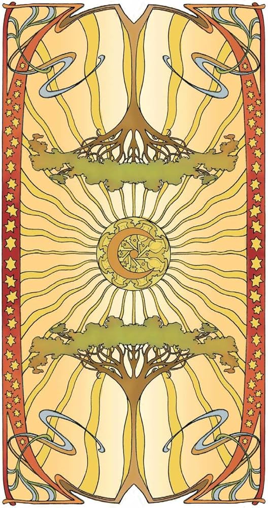 Lo Scarabeo Golden Art Nouveau Tarot. Grand Trumps. with Book