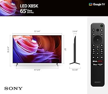 Amazon.com: Sony 65 Inch 4K Ultra HD TV X85K Series: LED Smart