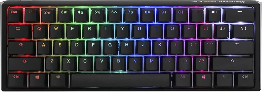 Amazon.com: Ducky One 3 Mini 60% Mechanical Keyboard: Quack