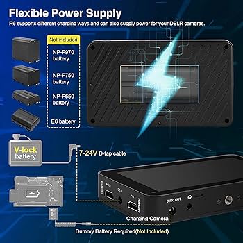 Amazon | Desview R6 UHB 4K モニター 5.5インチ カメラ フィールド