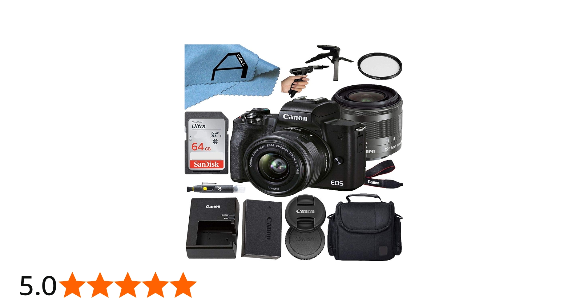 Amazon | Canon ミラーレス一眼カメラ EOS M50 Mark II 24.1MP