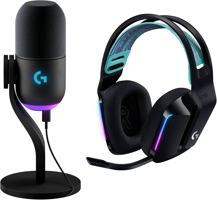 Amazon.com: Logitech G733 Lightspeed Wireless Gaming Headset +Yeti