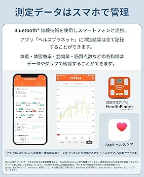 Amazon | タニタ(Tanita) 体重計 体組成計 スマホ連動 ヘルスメーター
