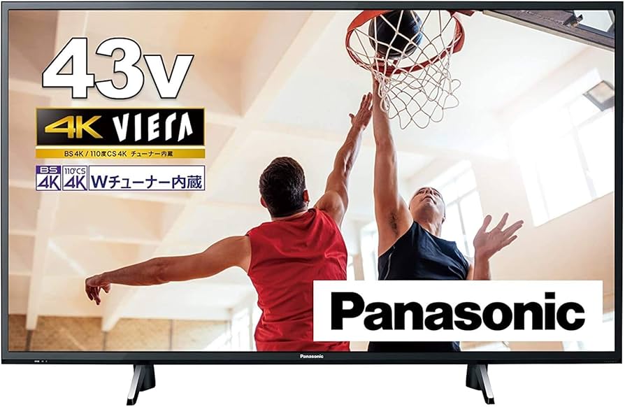 Amazon | パナソニック 43V型 4Kダブルチューナー内蔵 液晶 テレビ