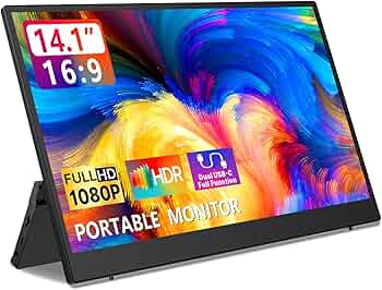 Amazon.co.jp: モバイルモニター Dopesplay 14.1インチ 自立型 1920