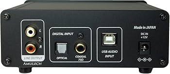 Amazon.co.jp: Amulech ハイレゾ音源対応 Hi-Fi USB-DAC USB with 入力