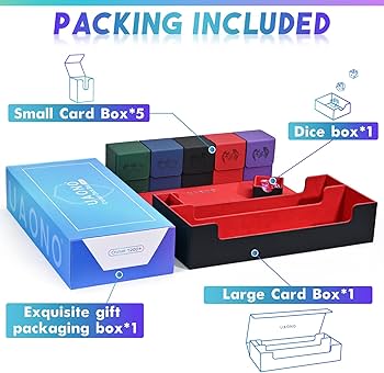 Amazon.co.jp: UAONO 遊戯王MTG用カードデッキボックス 6イン1 ダイス