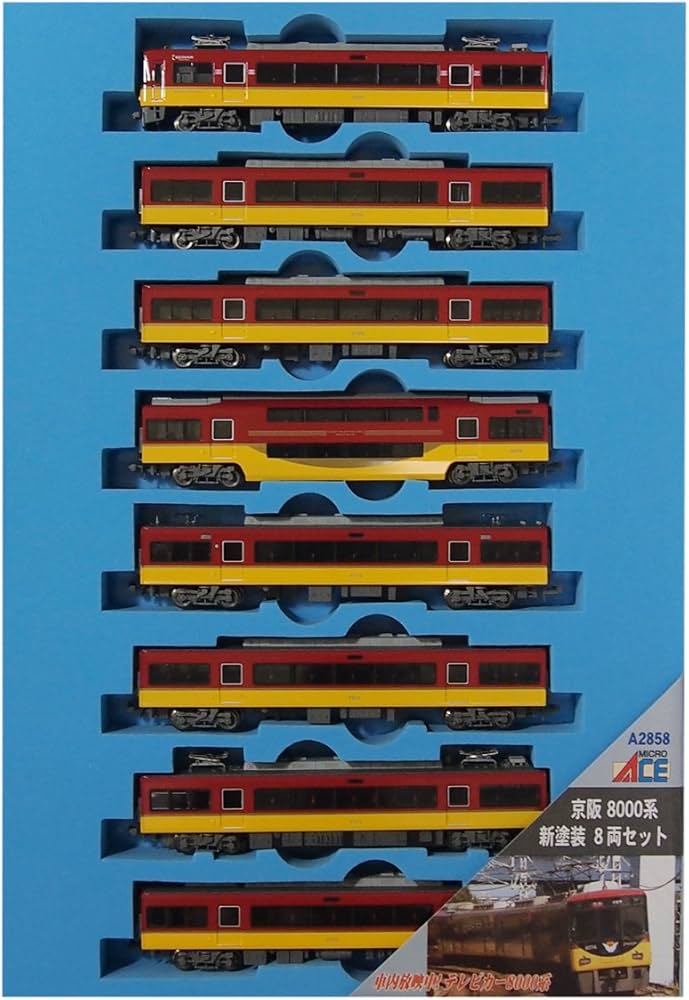 Amazon | マイクロエース Nゲージ 京阪8000系 新塗装 8両セット A2858