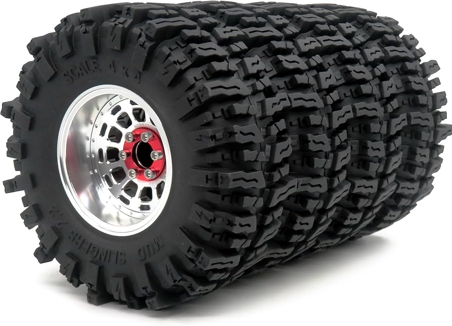 Amazon.co.jp: HOBBYSOUL RC 2.2 ビードロックホイールとタイヤ、高さ