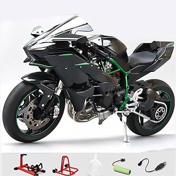 Amazon.co.jp: HTLNUZD 1/6スケール H2R 合金 ダイカスト バイク 音と