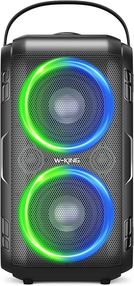 Amazon.com: W-KING T9-2 180W PEAK Bluetooth Speaker, 80W Portable