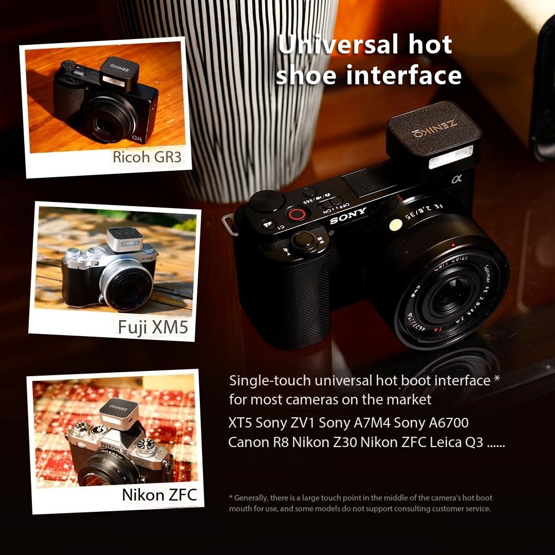 Amazon | ZENIKO ZF08カメラ用ミニフラッシュストロボ GR3/GR3X/Fuji