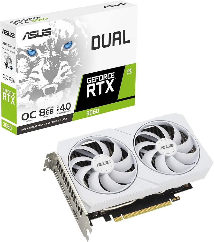 Amazon.in: Buy ASUS Dual GeForce RTX™ 3060 White OC Edition 8GB