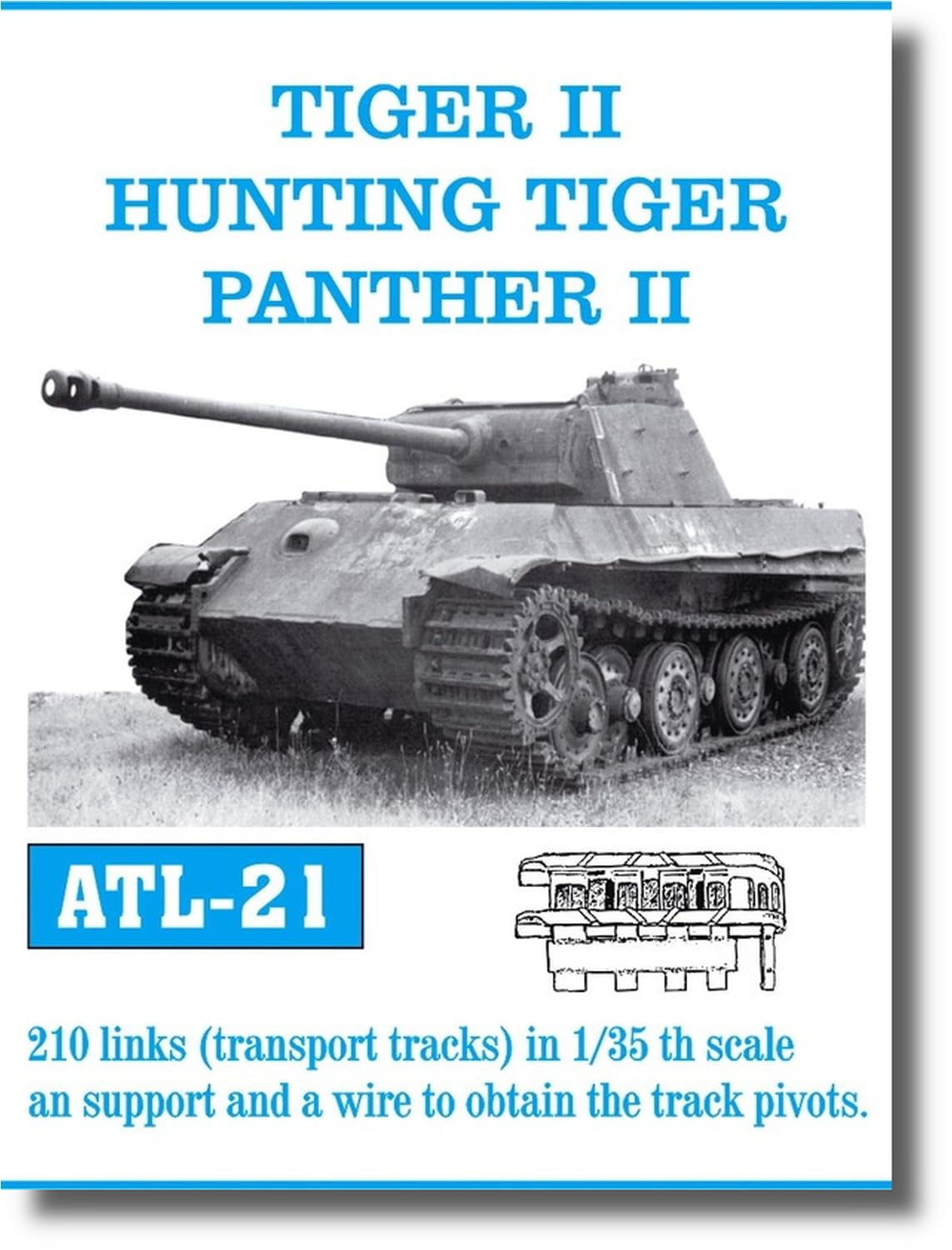 Amazon | フリウルモデル 1/35 金属製可動履帯シリーズ ティーガー2