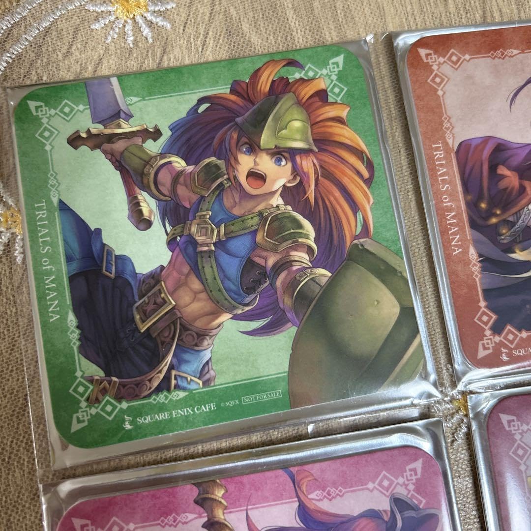 Amazon.co.jp: スクエニカフェ コースター 聖剣伝説3 デュラン