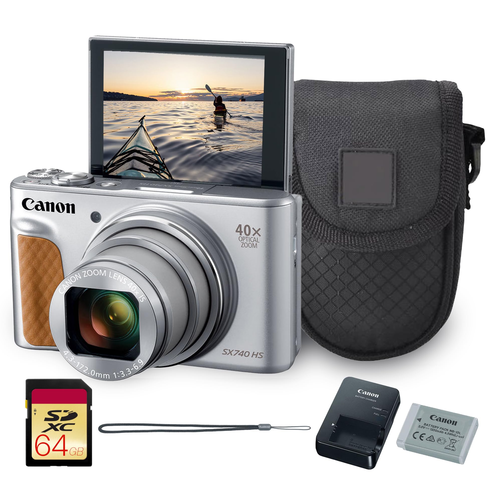 Amazon.com : Canon PowerShot SX740 HS Digital Camera (Silver