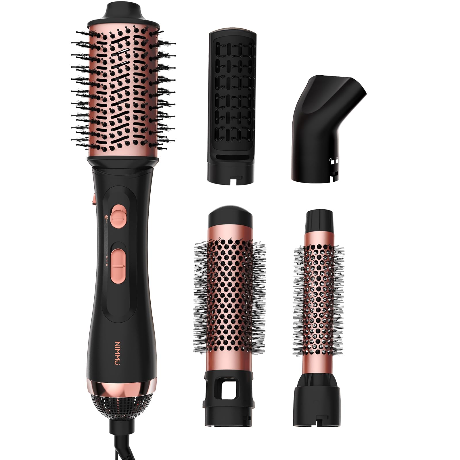 Amazon.com : Nimmu Blow Dryer Brush Set, 5-in-1 Hot Air Brush Set