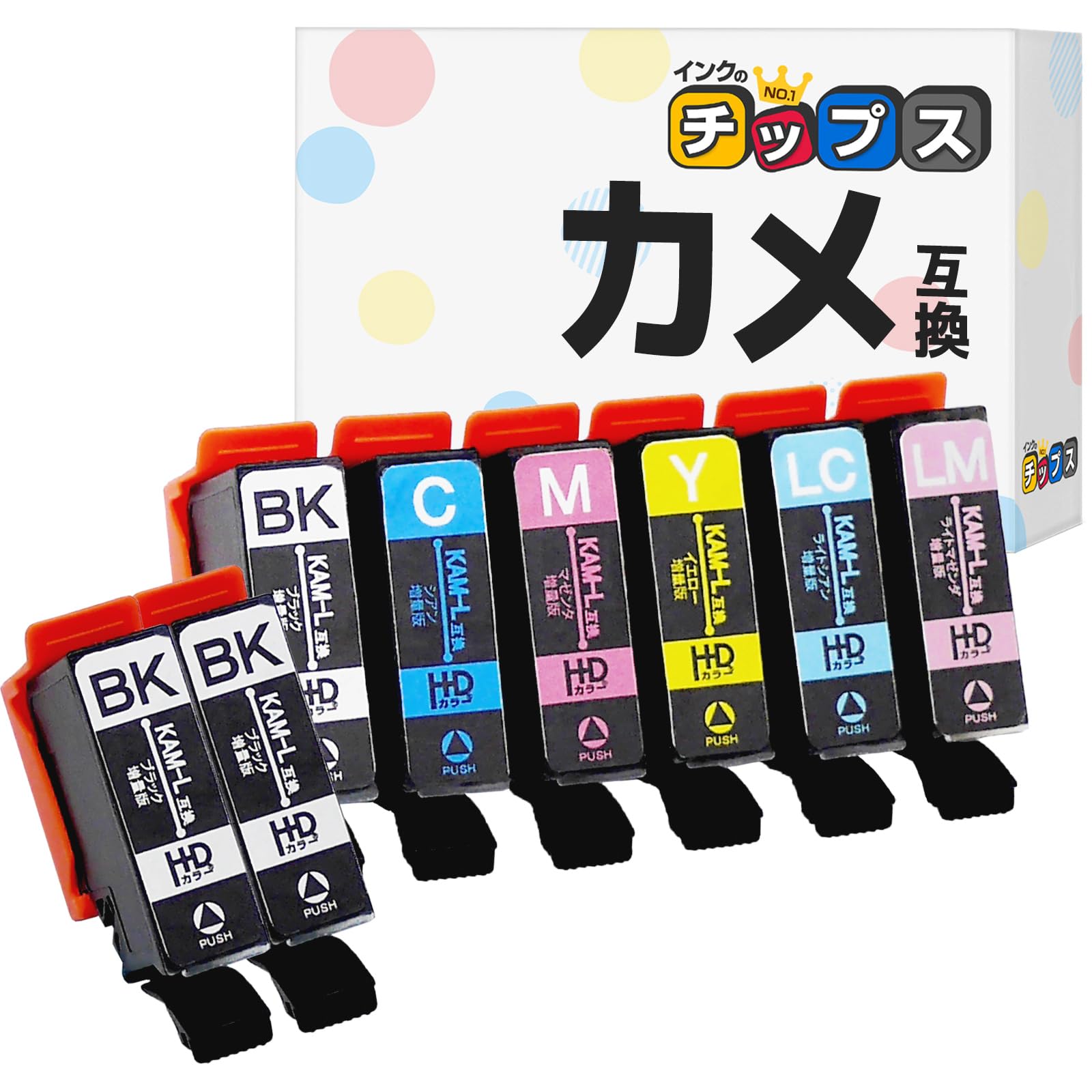 Amazon.co.jp: 【増量版】 インクのチップス エプソン用 KAM(カメ