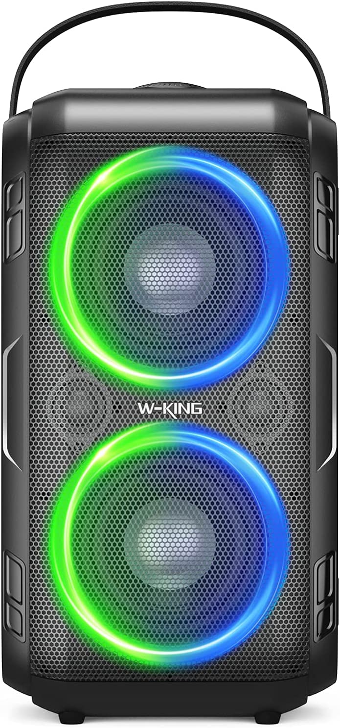 Amazon.com: W-KING T9-2 180W PEAK Bluetooth Speaker, 80W Portable