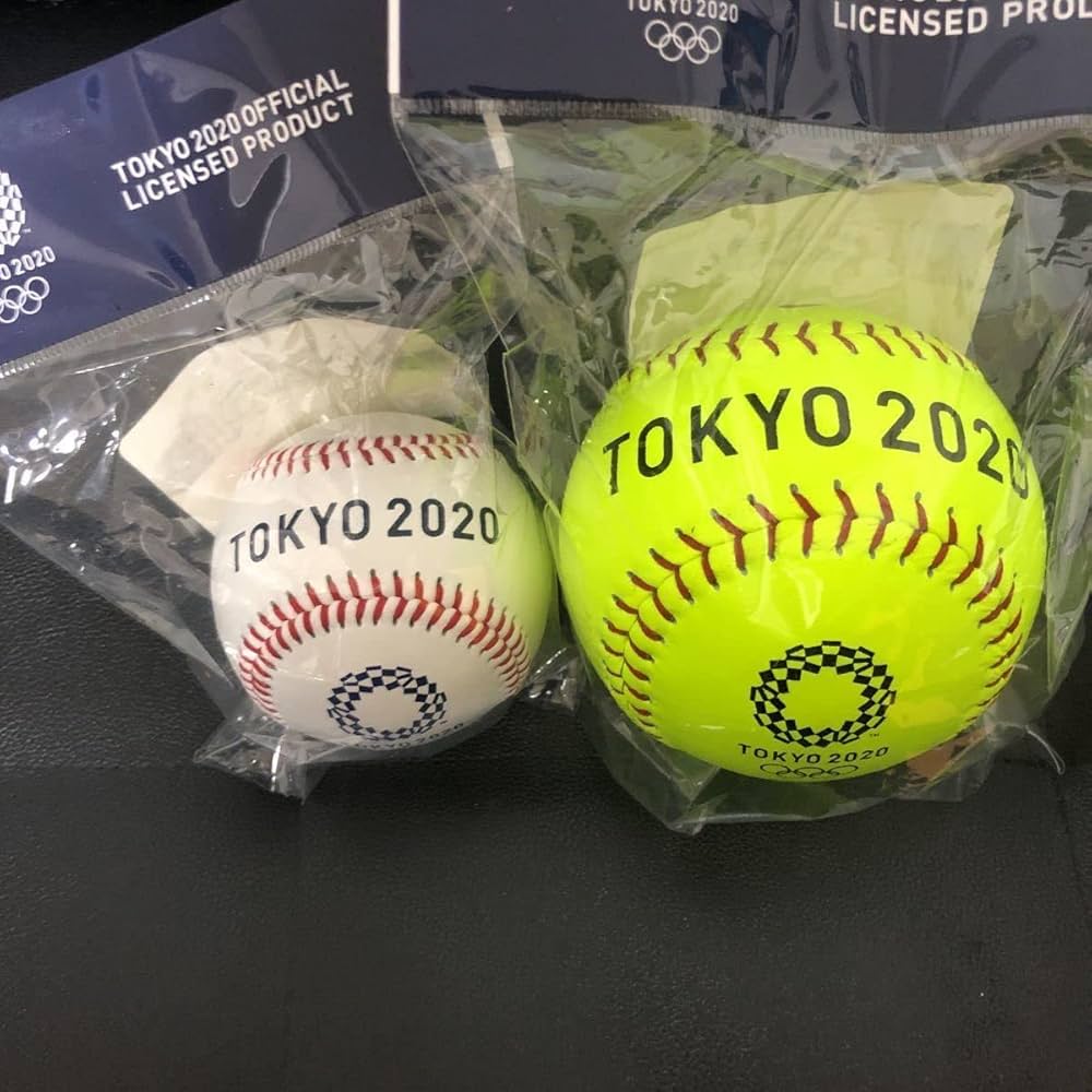 Amazon | 東京オリンピック 記念ボール 2個セット 野球 ソフトボール