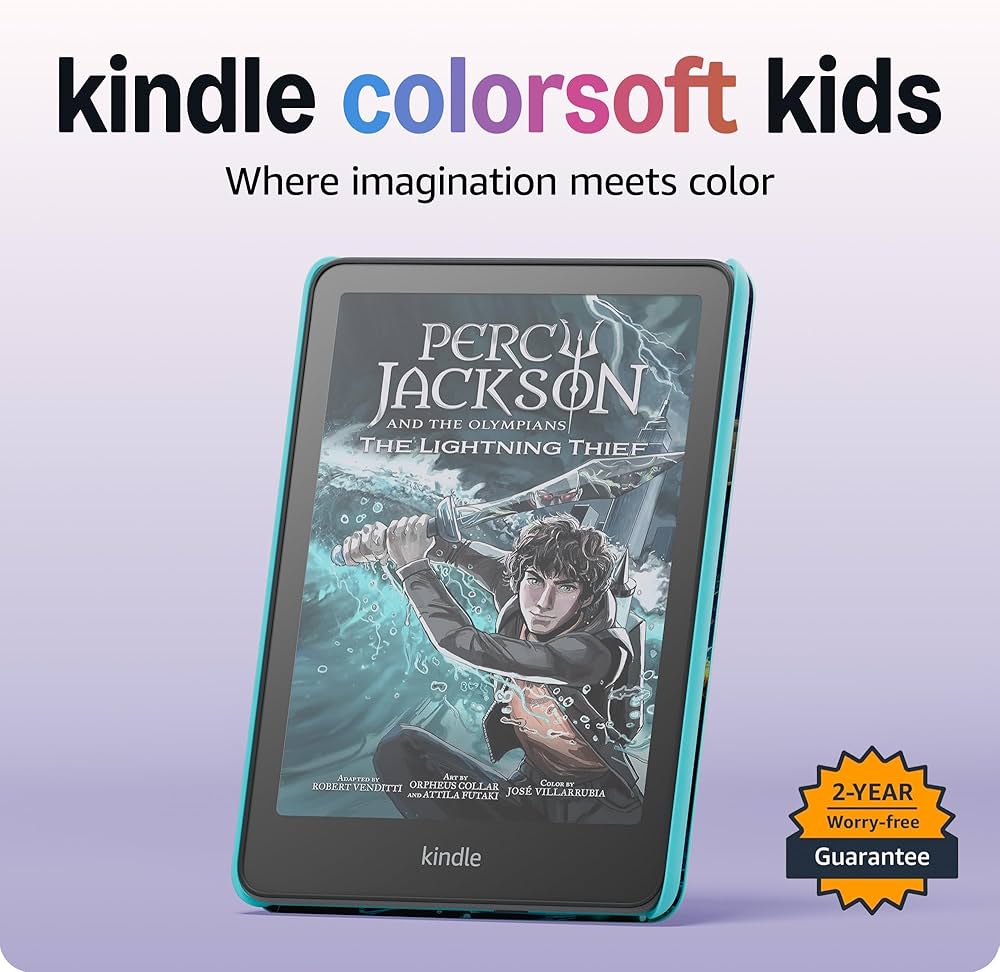 New Kindle Colorsoft Kids | Reading in color for kids