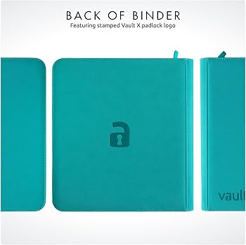 Amazon.com: Vault X 12 XL Pocket Trading Card Zip Binder - 624