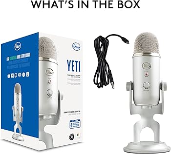 Amazon.com: Logitech Creators Blue Yeti USB Microphone for Gaming