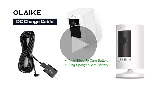 Amazon.com: OLAIKE Indoor/Outdoor Power Adapter for Ring Stick Up