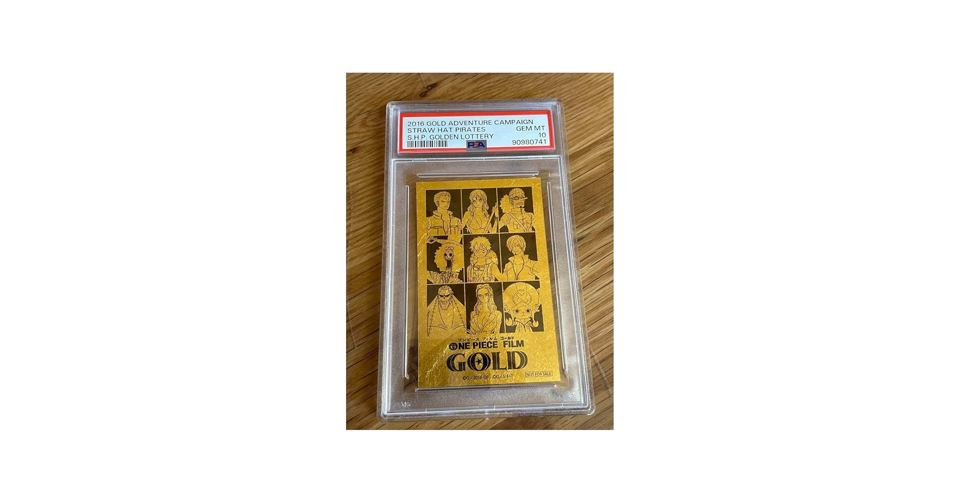 Amazon.co.jp: 麦わらの一味金箔カードPSA10 gold leaf GNI : おもちゃ
