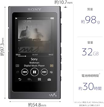 Amazon.co.jp: ソニー ウォークマン Aシリーズ 32GB NW-A46HN