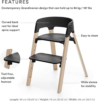 Amazon.co.jp: Stokke (ストッケ) ステップス ベビーチェア ハイチェア