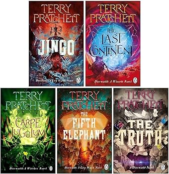 Terry Pratchett Discworld Novels Series 5 - 5 Books Collection Set