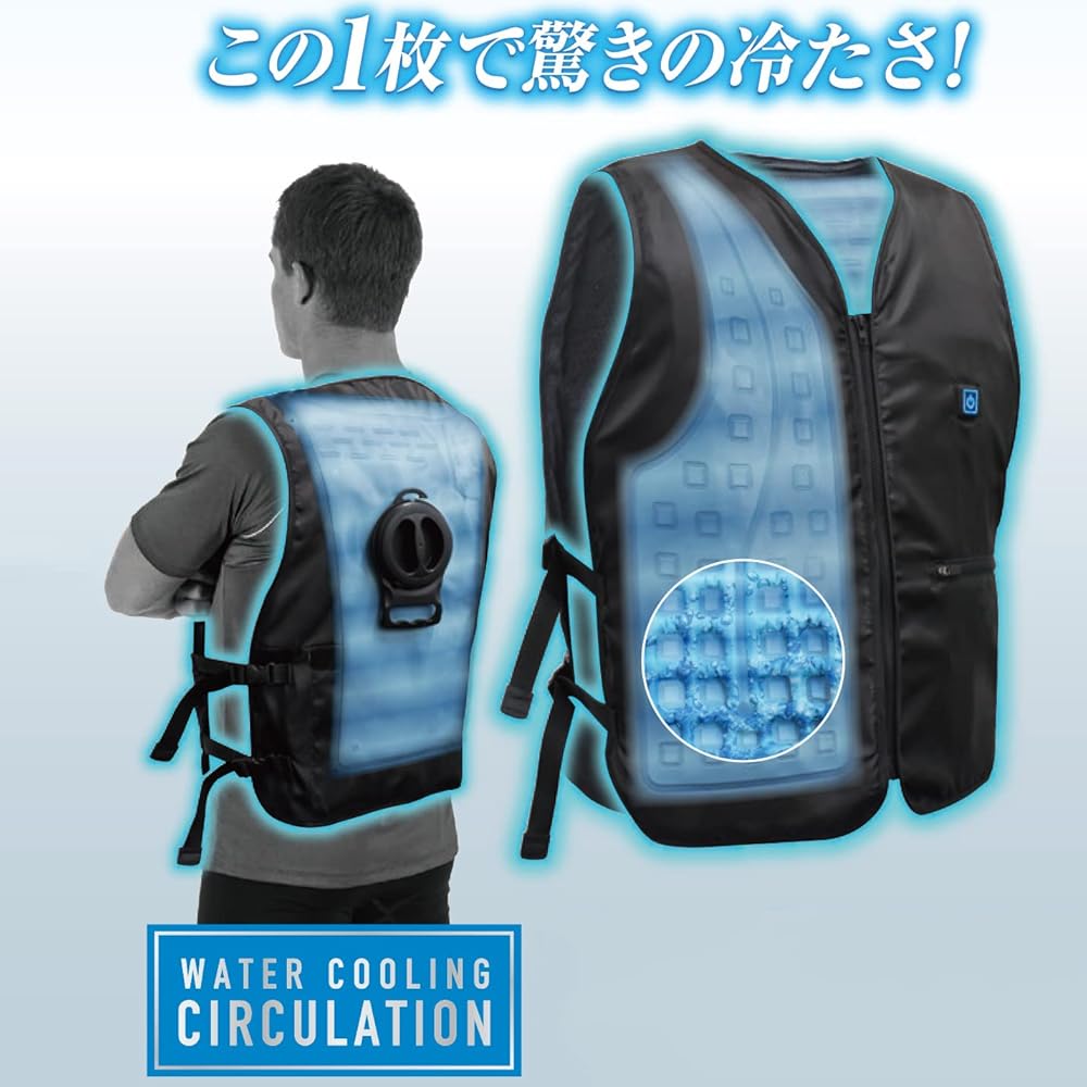Amazon.co.jp: 大進 ひんやり 水冷ベスト フリーサイズ 水冷ベスト