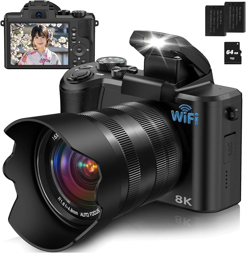 YOODEE 8K WIFI デジタルカメラ X001AQQBV5 Amazon.co.jp: YOODEE 8K