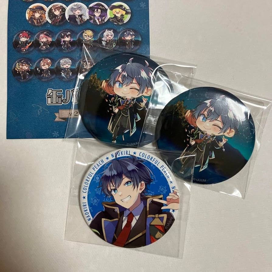 Amazon.co.jp: カラフルピーチ からぴち魔法学園 缶バッジ なおきり