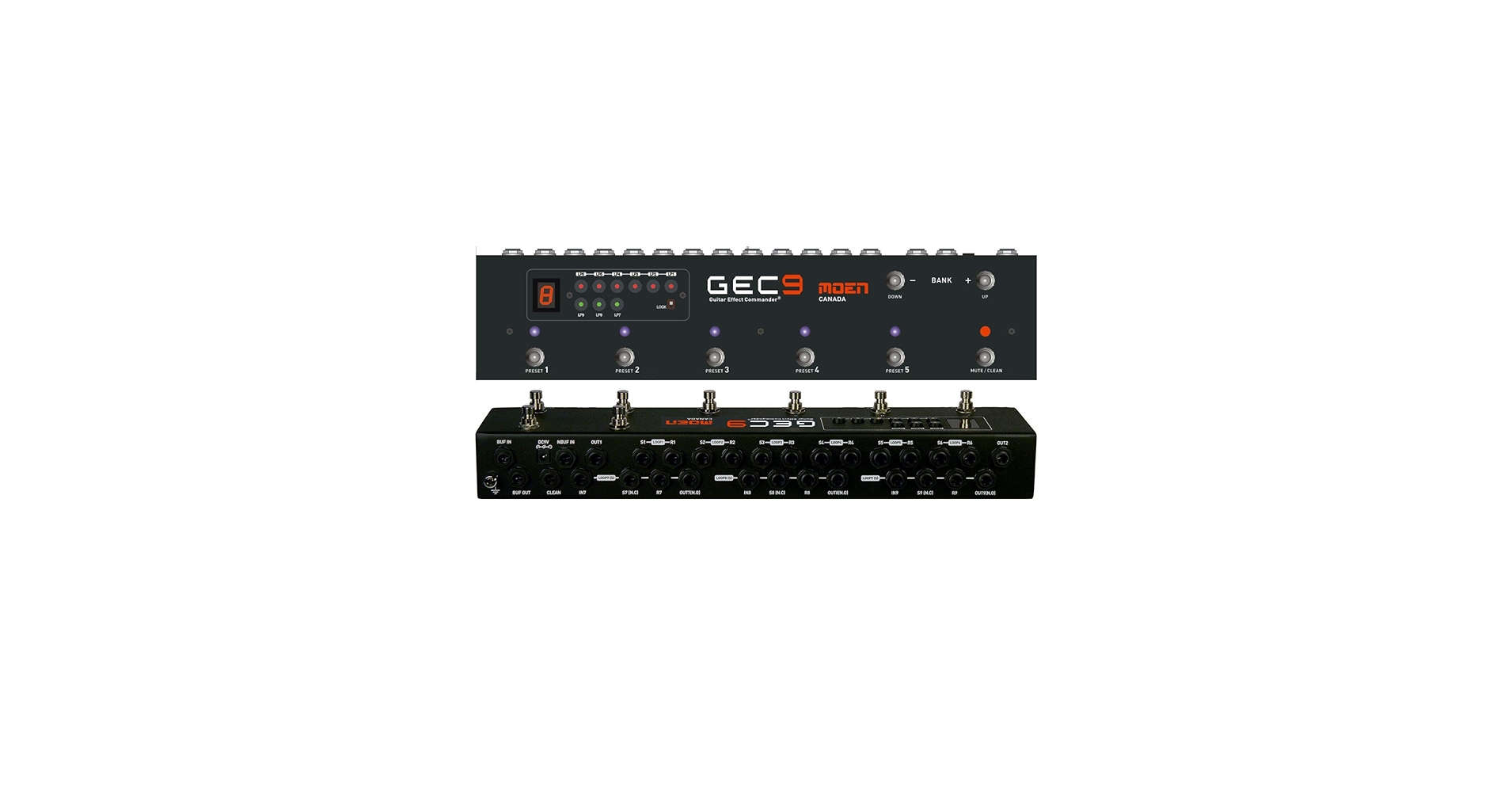 Moen GEC9 V2 Guitar Effects Routing System, Looper, Pedal Switcher