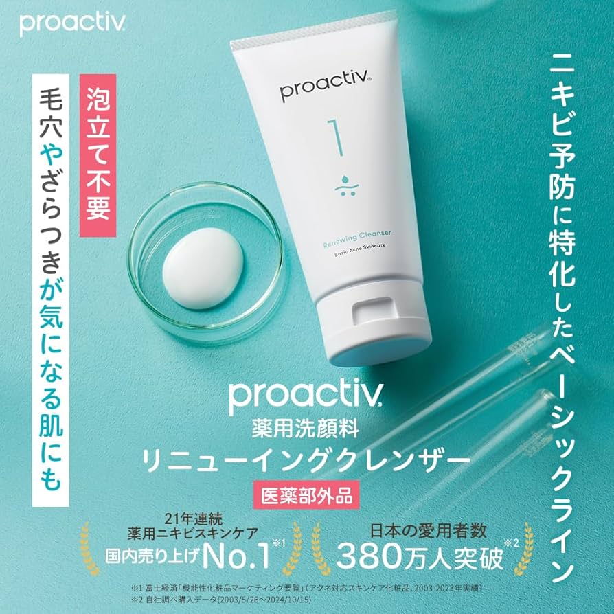 Amazon | 【ざらつきや脂性肌に。ニキビを防ぐ。】プロアクティブ 薬