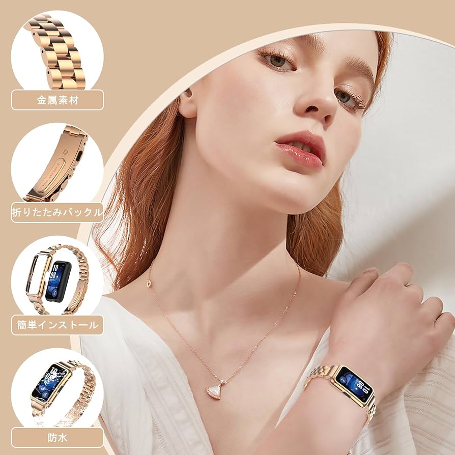 Amazon.co.jp: [LanQii] バンド Huawei Band 10 /Huawei Band 9 / 8