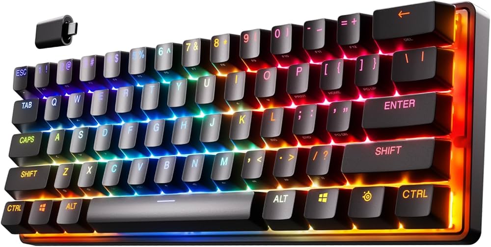 SteelSeries Apex Pro Mini Wireless HyperMagnetic Gaming Keyboard