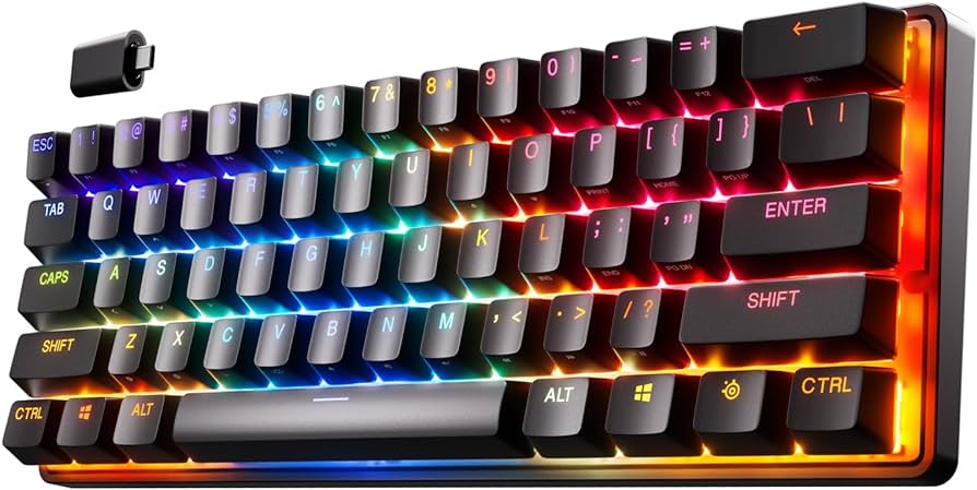 Amazon.co.jp: SteelSeries ゲーミングキーボード ミニサイズ Apex Pro